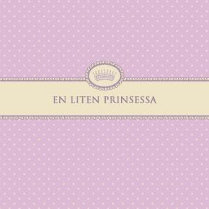Kort "En liten prinsessa" doppresent