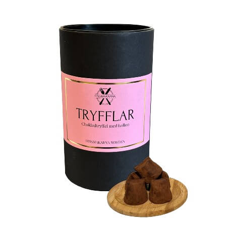 Chokladtryfflar Hallon Tub