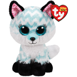 Beanie Boos Atlas Aqua Chevron Räv - TY Gosedjur Nallar & Gosedjur