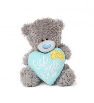 Nalle "Get well soon" på hjärta, 10cm - Me to you (Miranda nalle) Nallar & Gosedjur