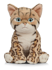 Bengal (Katt) - Keycraft Living Nature Nallar & Gosedjur