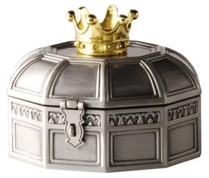 Smyckeskrin med Krona doppresent