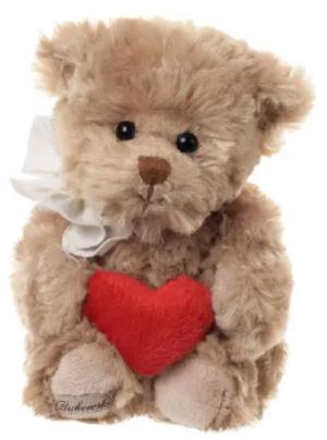Nalle Lovely Anton (med hjärta) - Bukowski Design doppresent