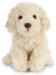 Labradoodle, vit - Keycraft Living Nature Nallar & Gosedjur